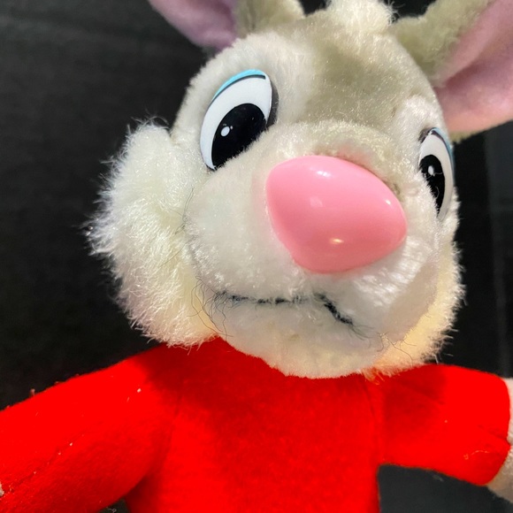 WALT DISNEY VTG 80s BRER RABBIT PLUSH CHARACTER FROM SPLASH MOUNTAIN 8” - Picture 4 of 14